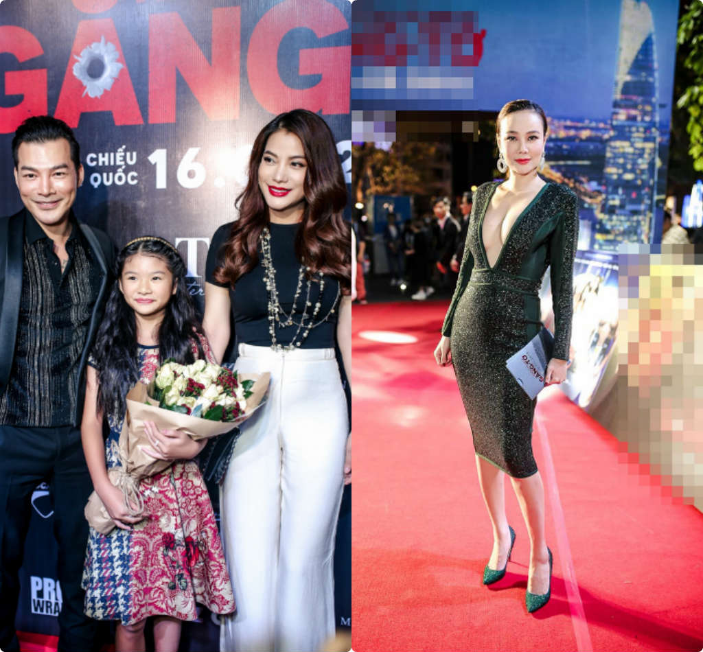 Elly Trần khoe ngực khủng trên thảm đỏ lấn át cả loạt chân dài